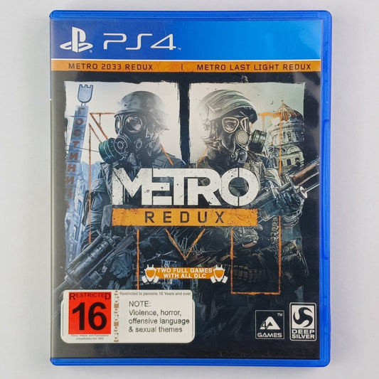 Cash for Games Metro: Redux (PS4) PS1 PS2 PS3 PS4 NZ AU