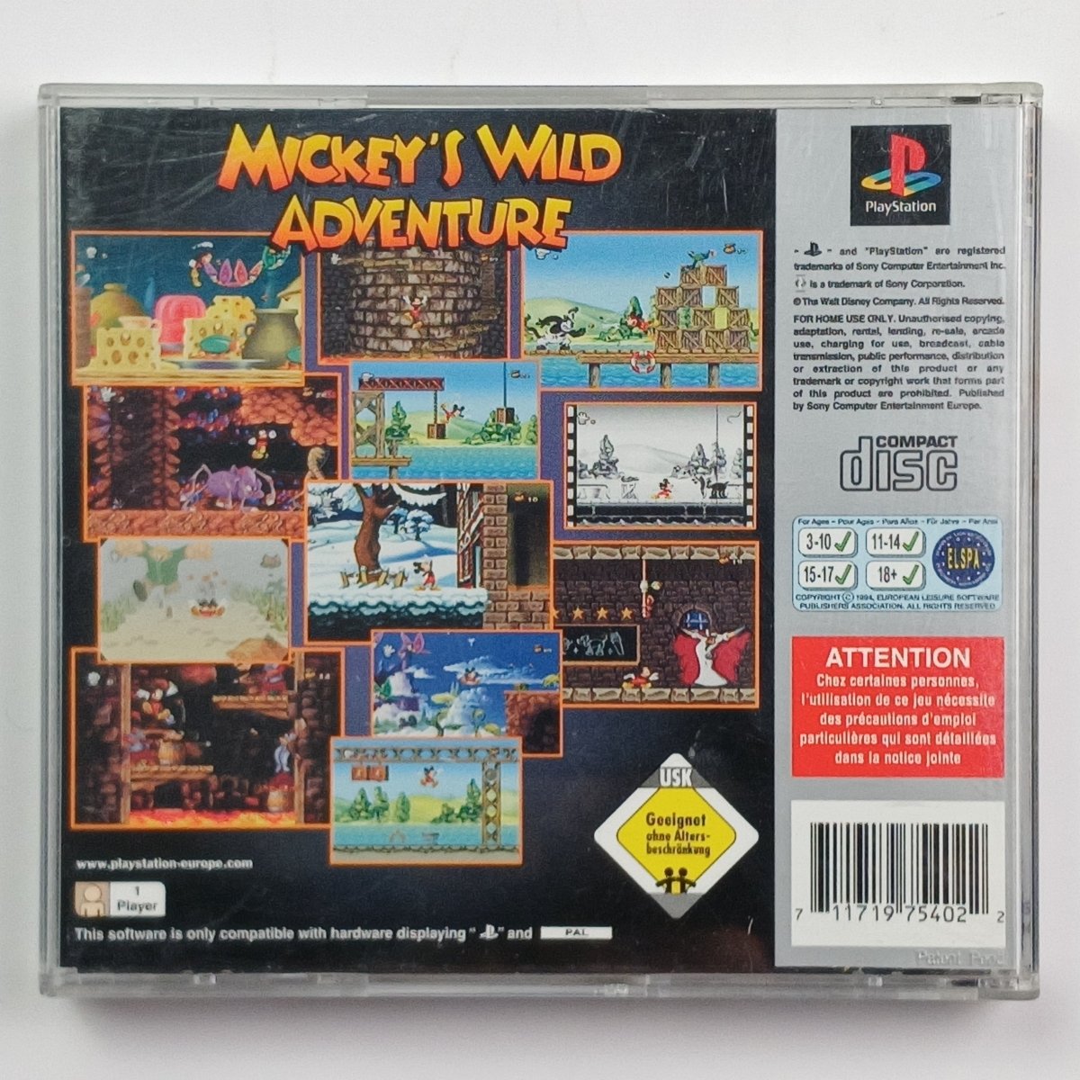 Cash for Games Mickey’s Wild Adventure - PAL (PS1) PS1 PS2 PS3 PS4 NZ AU