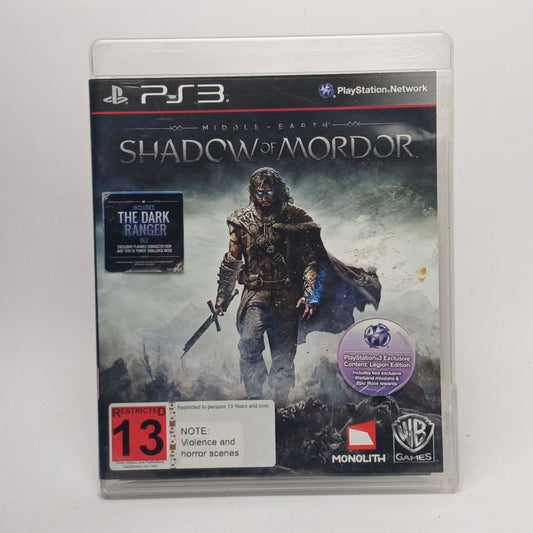 Cash for Games Middle-earth: Shadow of Mordor (PS3) PS1 PS2 PS3 PS4 NZ AU