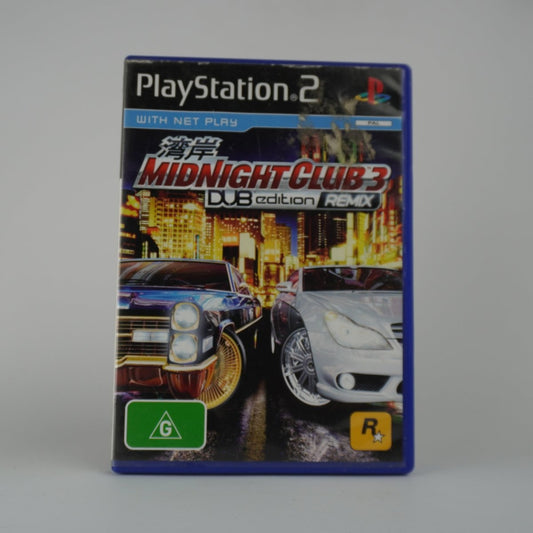 Cash for Games Midnight Club 3 Dub Edition Remix - PAL (PS2) PS1 PS2 PS3 PS4 NZ AU