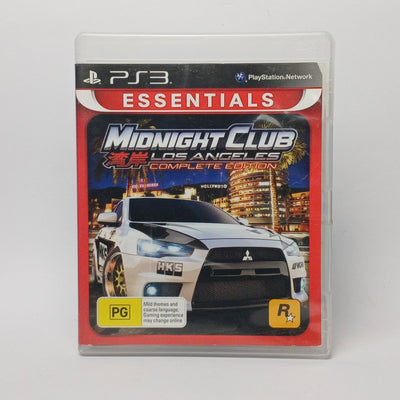 Cash for Games Midnight Club Los Angeles Complete Edition (PS3) PS1 PS2 PS3 PS4 NZ AU
