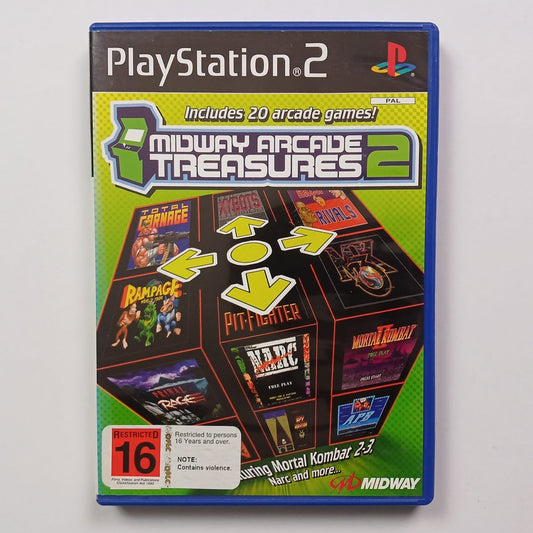 Cash for Games Midway Arcade Treasures 2 (PS2) PS1 PS2 PS3 PS4 NZ AU