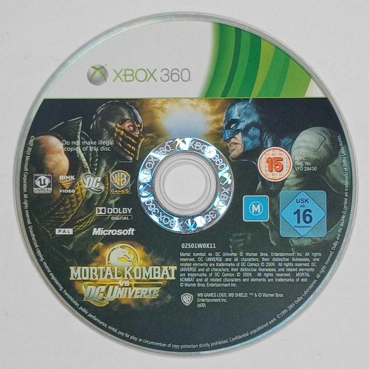 Cash for Games Mortal Kombat vs DC Universe (Xbox 360) PS1 PS2 PS3 PS4 NZ AU