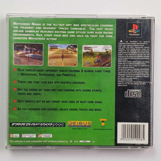 Cash for Games Motocross Mania - PAL (PS1) PS1 PS2 PS3 PS4 NZ AU