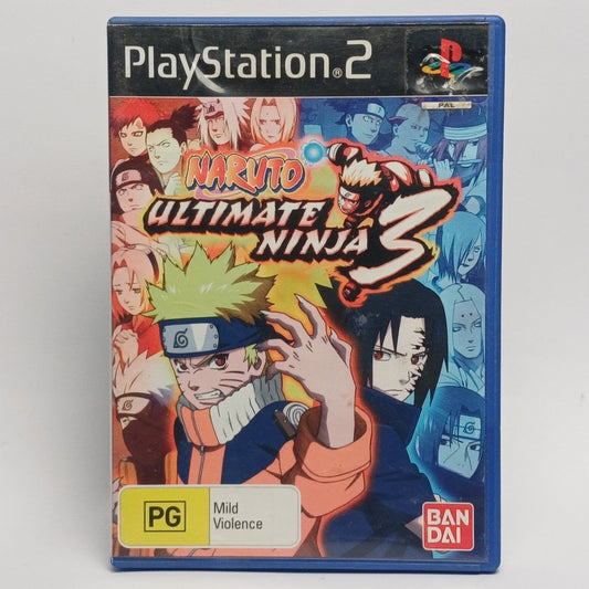 Cash for Games Naruto Ultimate Ninja 3 (PS2) PS1 PS2 PS3 PS4 NZ AU