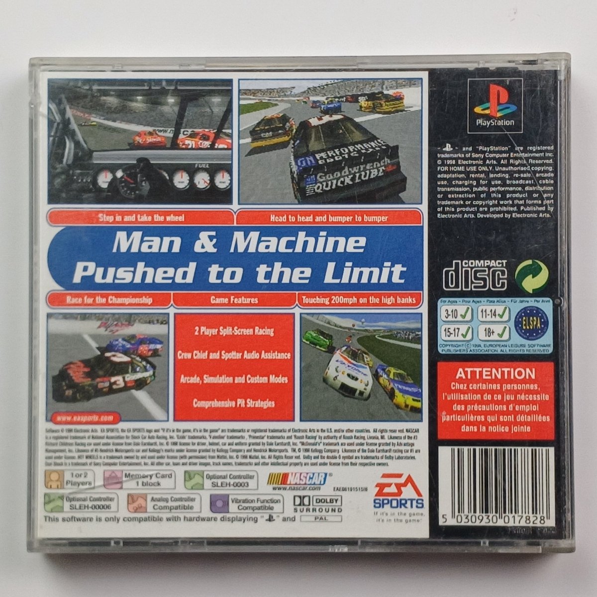 Cash for Games Nascar 99 - PAL (PS1) PS1 PS2 PS3 PS4 NZ AU