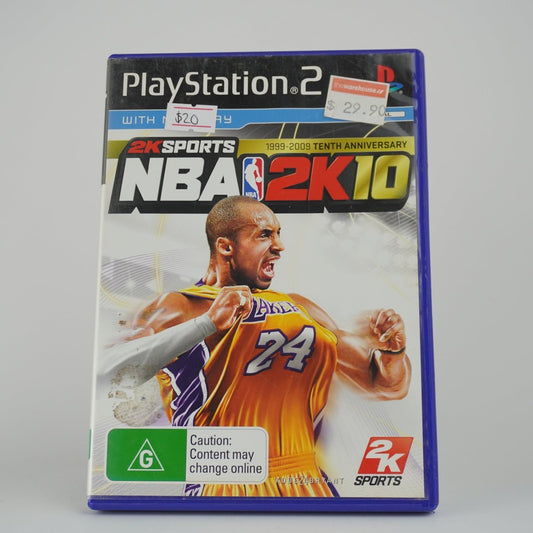 Cash for Games NBA 2K10 - PAL (PS2) PS1 PS2 PS3 PS4 NZ AU