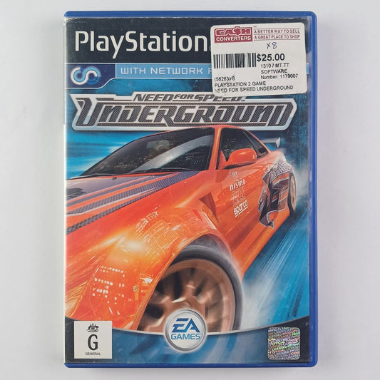 Cash for Games Need for Speed: Underground (PS2) PS1 PS2 PS3 PS4 NZ AU