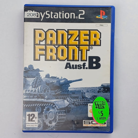 Cash for Games Panzer Front Ausf.B (PS2) PS1 PS2 PS3 PS4 NZ AU