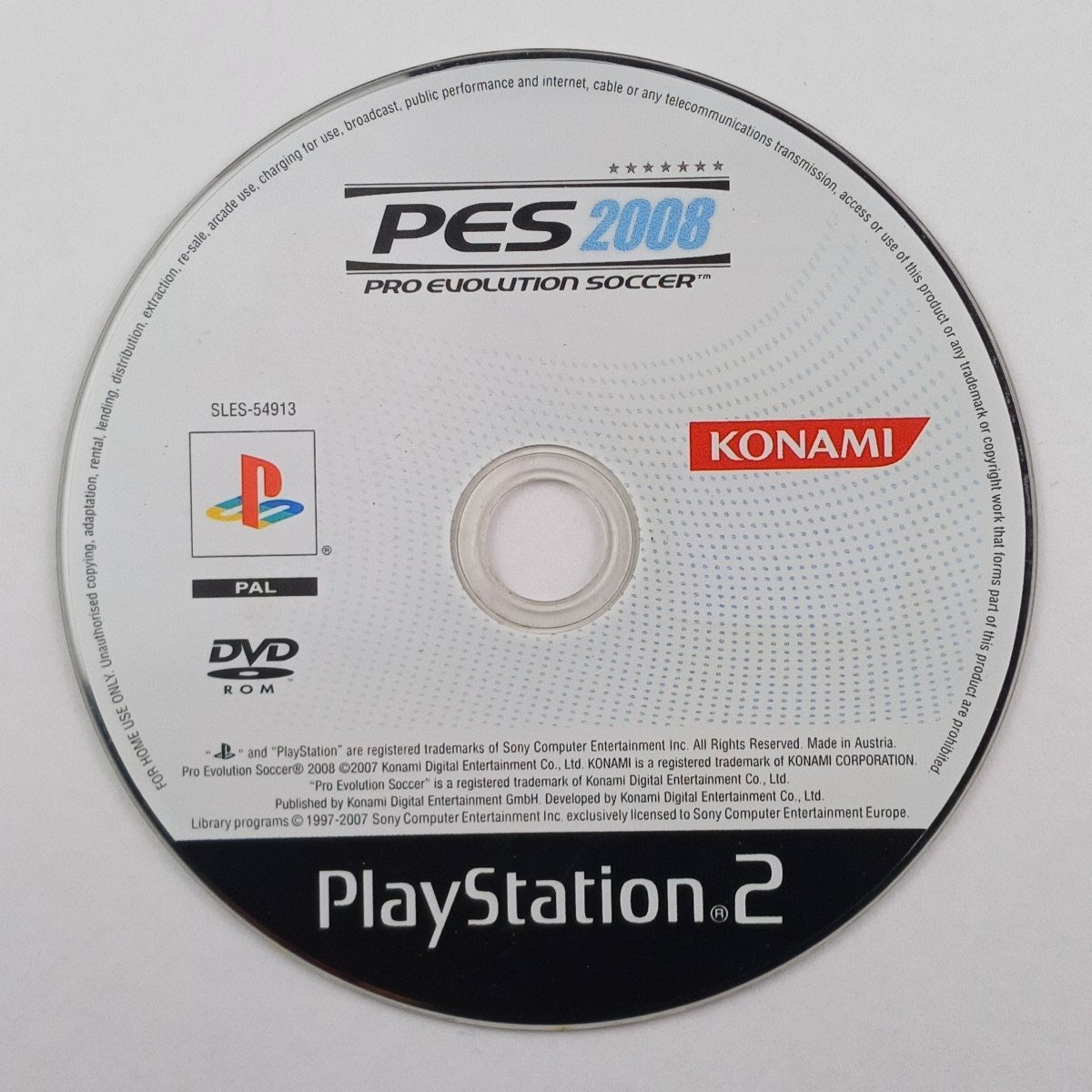 Cash for Games Pro Evolution Soccer 2008 - PAL (PS2) PS1 PS2 PS3 PS4 NZ AU