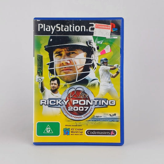 Cash for Games Ricky Ponting International Cricket 2007 - PAL (PS2) PS1 PS2 PS3 PS4 NZ AU