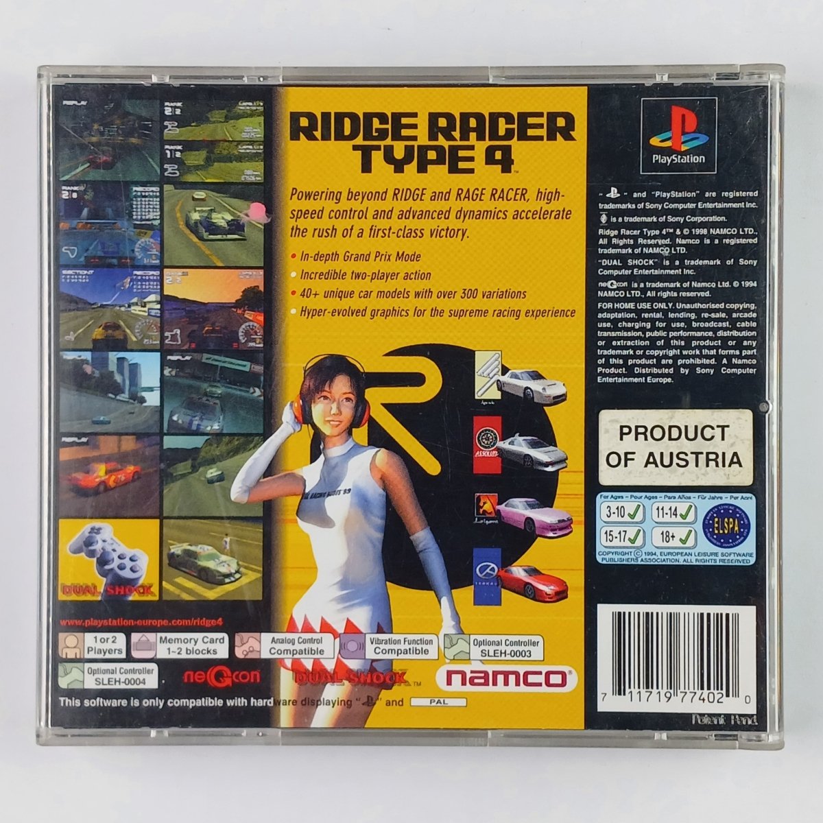 Cash for Games Ridge Racer Type 4 (PS1) PS1 PS2 PS3 PS4 NZ AU