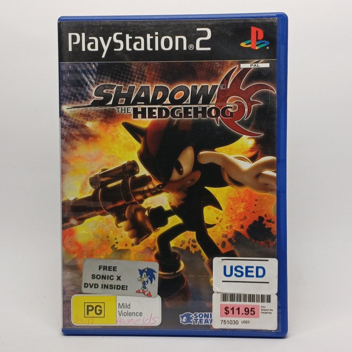 Cash for Games Shadow The Hedgehog (PS2) PS1 PS2 PS3 PS4 NZ AU