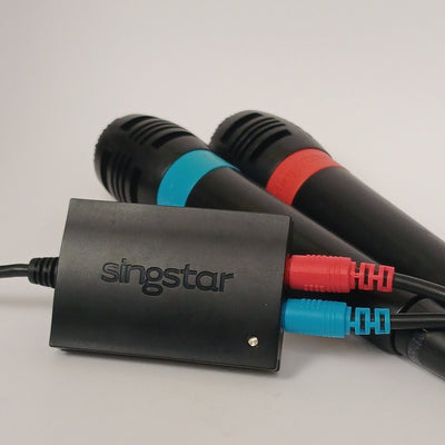 Cash for Games SingStar Microphones (Red & Blue) for PS2/PS3 PS1 PS2 PS3 PS4 NZ AU