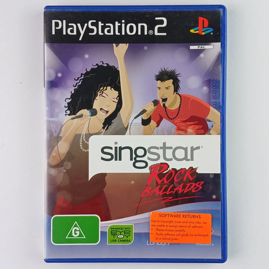 Cash for Games SingStar Rock Ballads (PS2) PS1 PS2 PS3 PS4 NZ AU