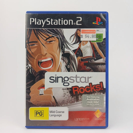 Cash for Games SingStar Rocks! - PAL (PS2) PS1 PS2 PS3 PS4 NZ AU