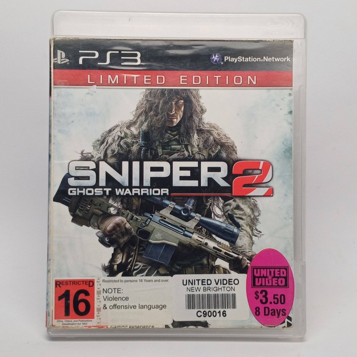 Cash for Games Sniper 2 Ghost Warrior (PS3) PS1 PS2 PS3 PS4 NZ AU