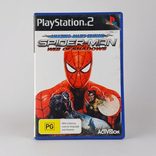 Cash for Games Spider-Man: Web of Shadows Amazing Allies Edition - PAL (PS2) PS1 PS2 PS3 PS4 NZ AU