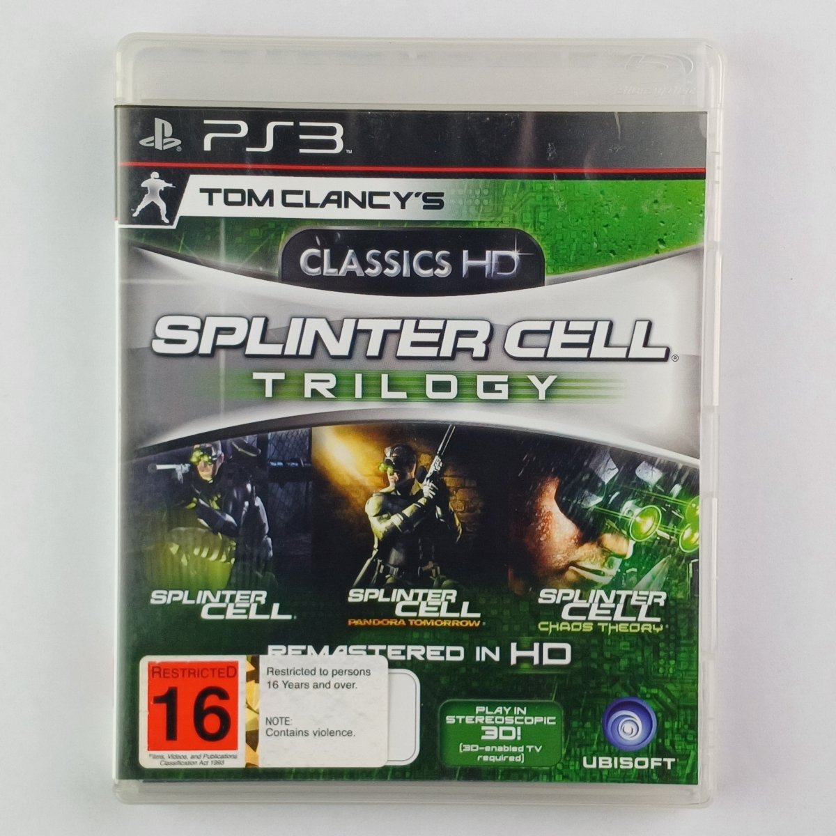 Cash for Games Splinter Cell Trilogy (PS3) PS1 PS2 PS3 PS4 NZ AU