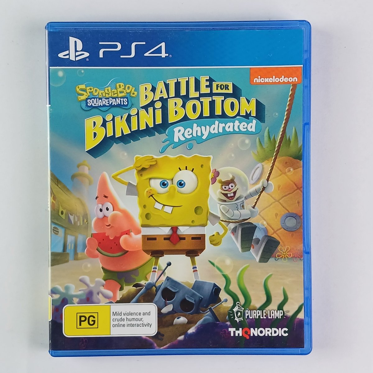 Cash for Games SpongeBob SquarePants: Battle for Bikini Bottom – Rehydrated (PS4) PS1 PS2 PS3 PS4 NZ AU