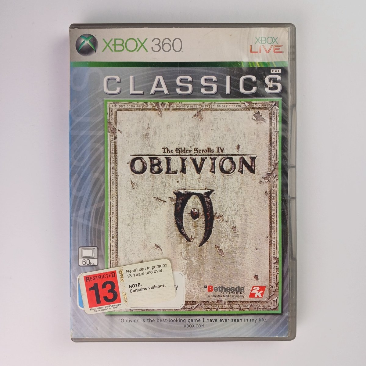 Cash for Games The Elder Scrolls IV: Oblivion (Xbox 360) PS1 PS2 PS3 PS4 NZ AU