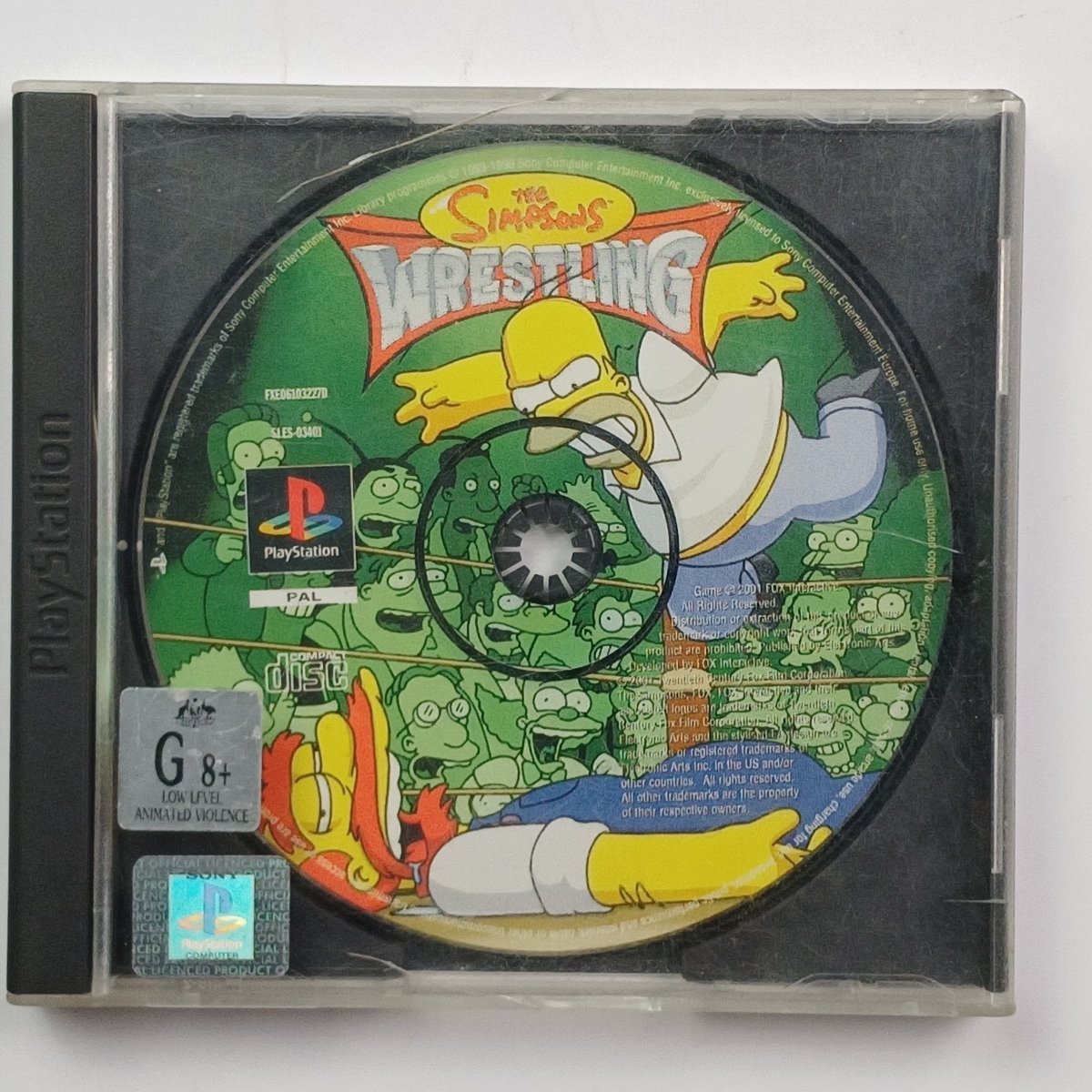 Cash for Games The Simpsons Wrestling - PAL (PS1) PS1 PS2 PS3 PS4 NZ AU