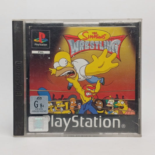 Cash for Games The Simpsons Wrestling - PAL (PS1) PS1 PS2 PS3 PS4 NZ AU