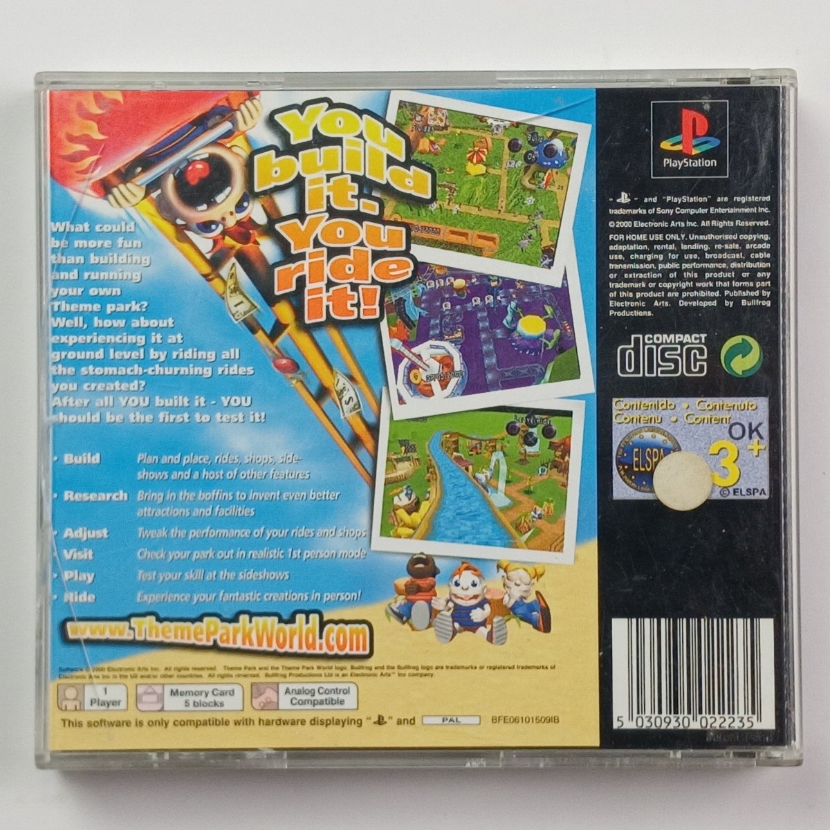 Cash for Games Theme Park World (PS1) PS1 PS2 PS3 PS4 NZ AU