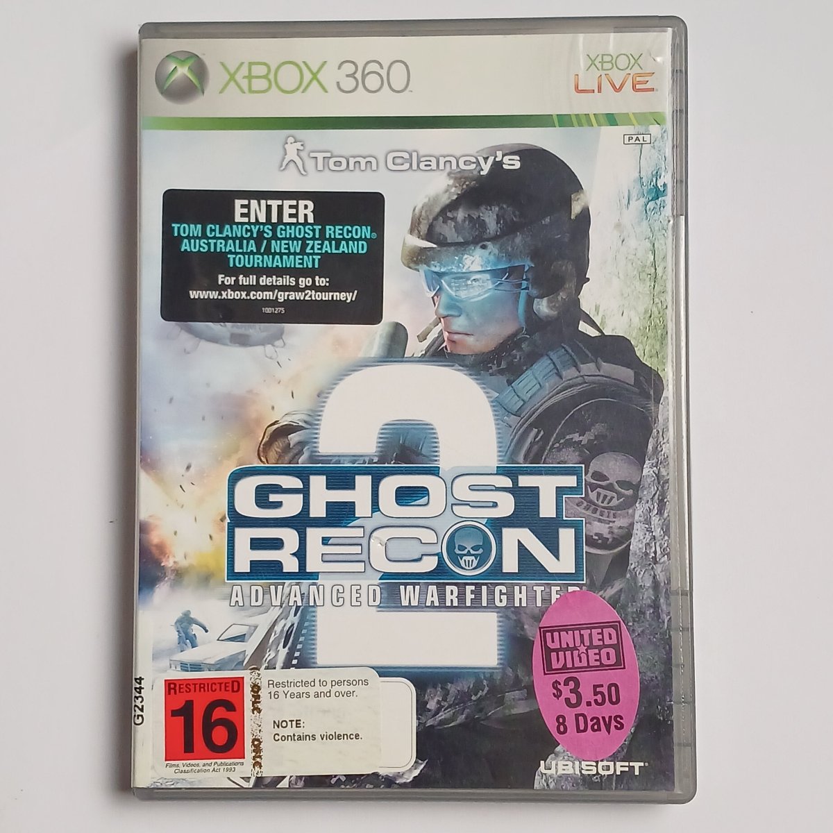 Cash for Games Tom Clancy's Ghost Recon Advanced Warfighter 2 (Xbox 360) PS1 PS2 PS3 PS4 NZ AU