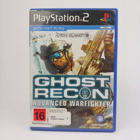 Cash for Games Tom Clancy's Ghost Recon Advanced Warfighter - PAL (PS2) PS1 PS2 PS3 PS4 NZ AU