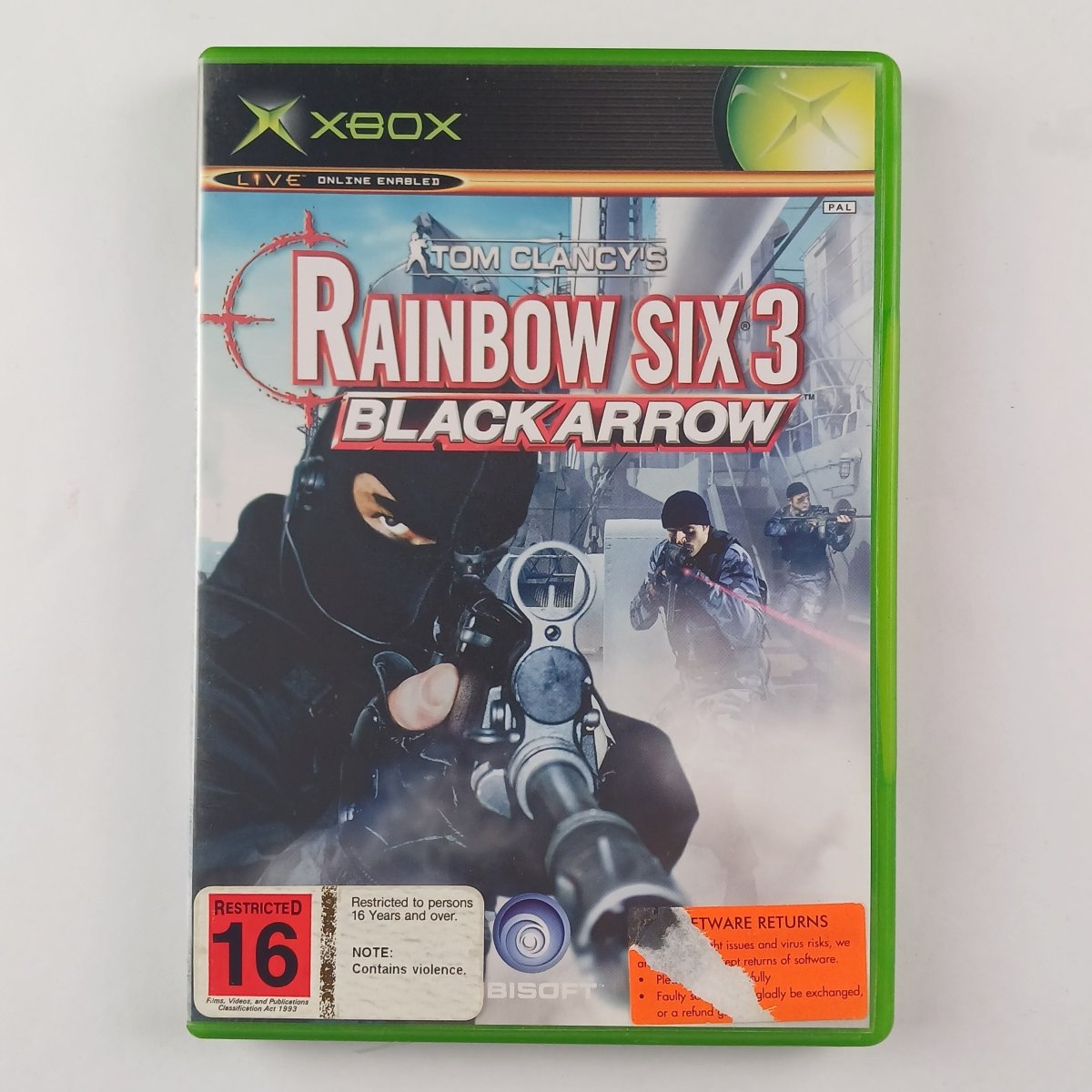 Cash for Games Tom Clancy's Rainbow Six 3: Raven Shield (Xbox) PS1 PS2 PS3 PS4 NZ AU