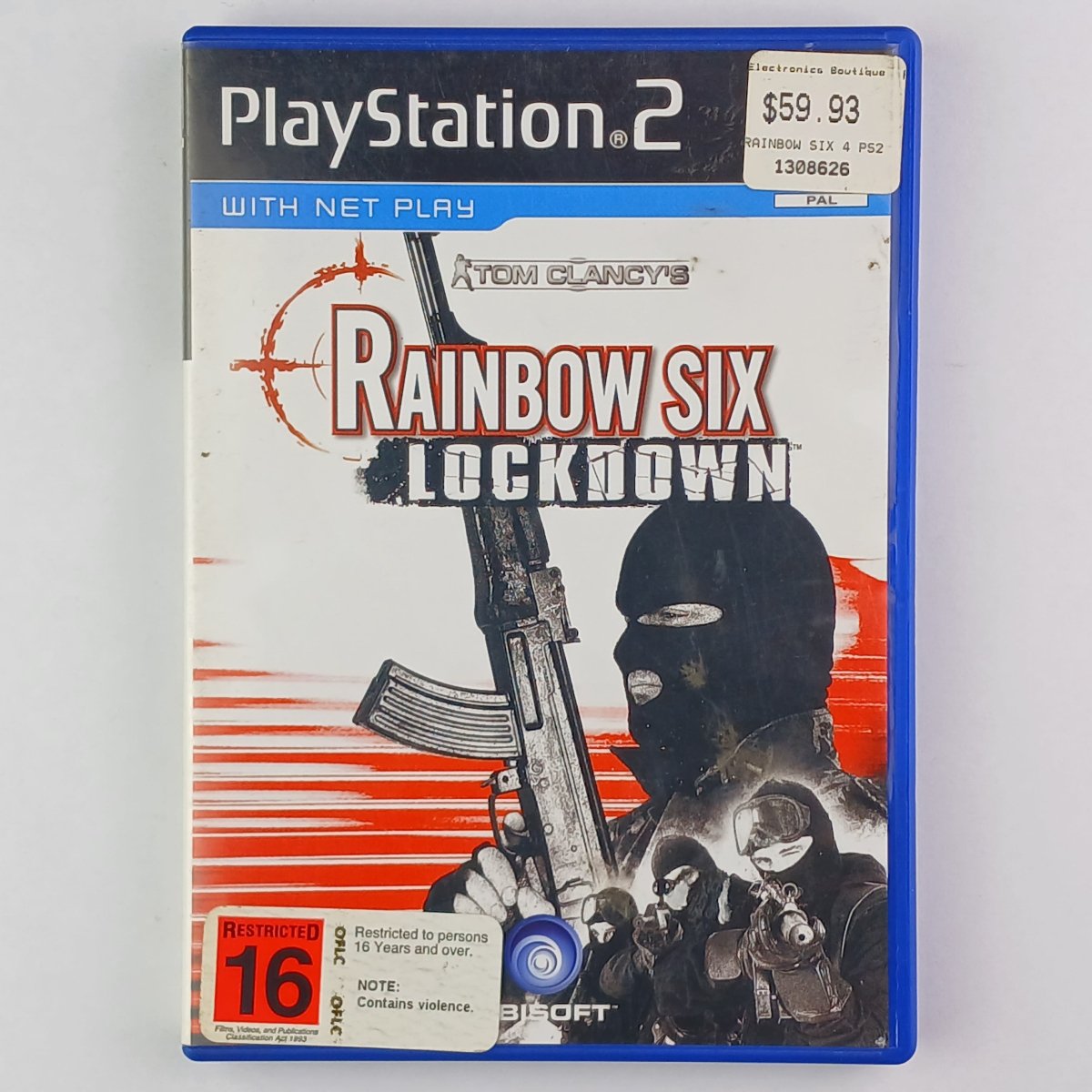 Cash for Games Tom Clancy's Rainbow Six (PS2) PS1 PS2 PS3 PS4 NZ AU