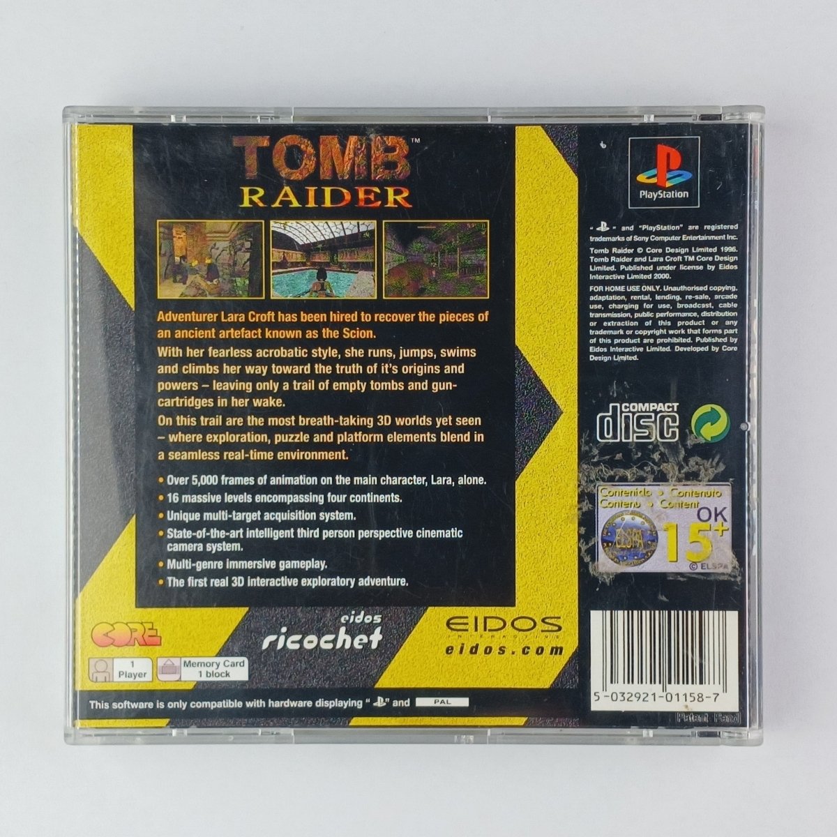 Cash for Games Tomb Raider (PS1) PS1 PS2 PS3 PS4 NZ AU