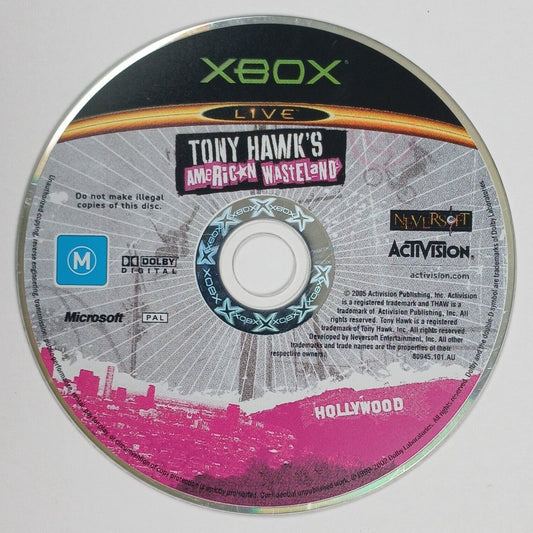 Cash for Games Tony Hawk's American Wasteland (Xbox) PS1 PS2 PS3 PS4 NZ AU