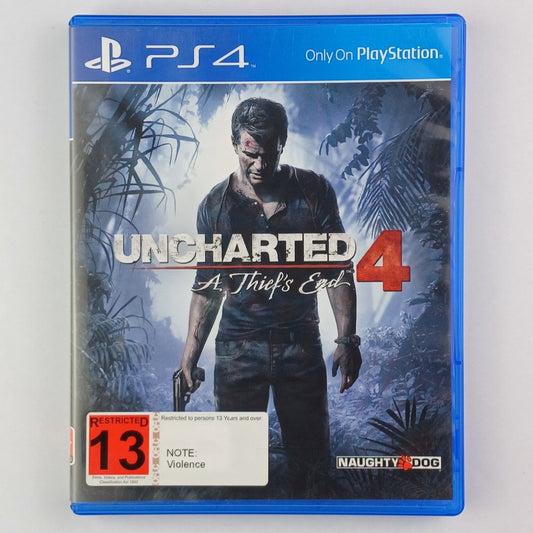 Cash for Games Uncharted 4: A Thiefs End (PS4) PS1 PS2 PS3 PS4 NZ AU