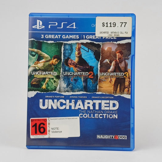 Cash for Games Uncharted: The Nathan Drake Collection (PS4) PS1 PS2 PS3 PS4 NZ AU