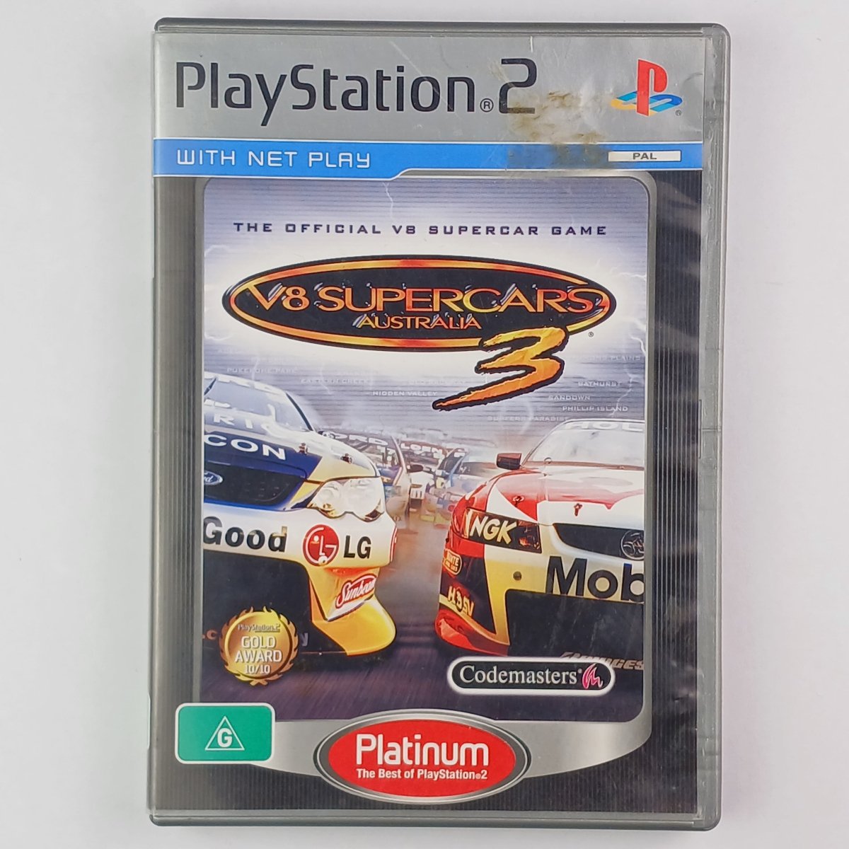 Cash for Games v8 Supercars Australia 3 (PS2) PS1 PS2 PS3 PS4 NZ AU