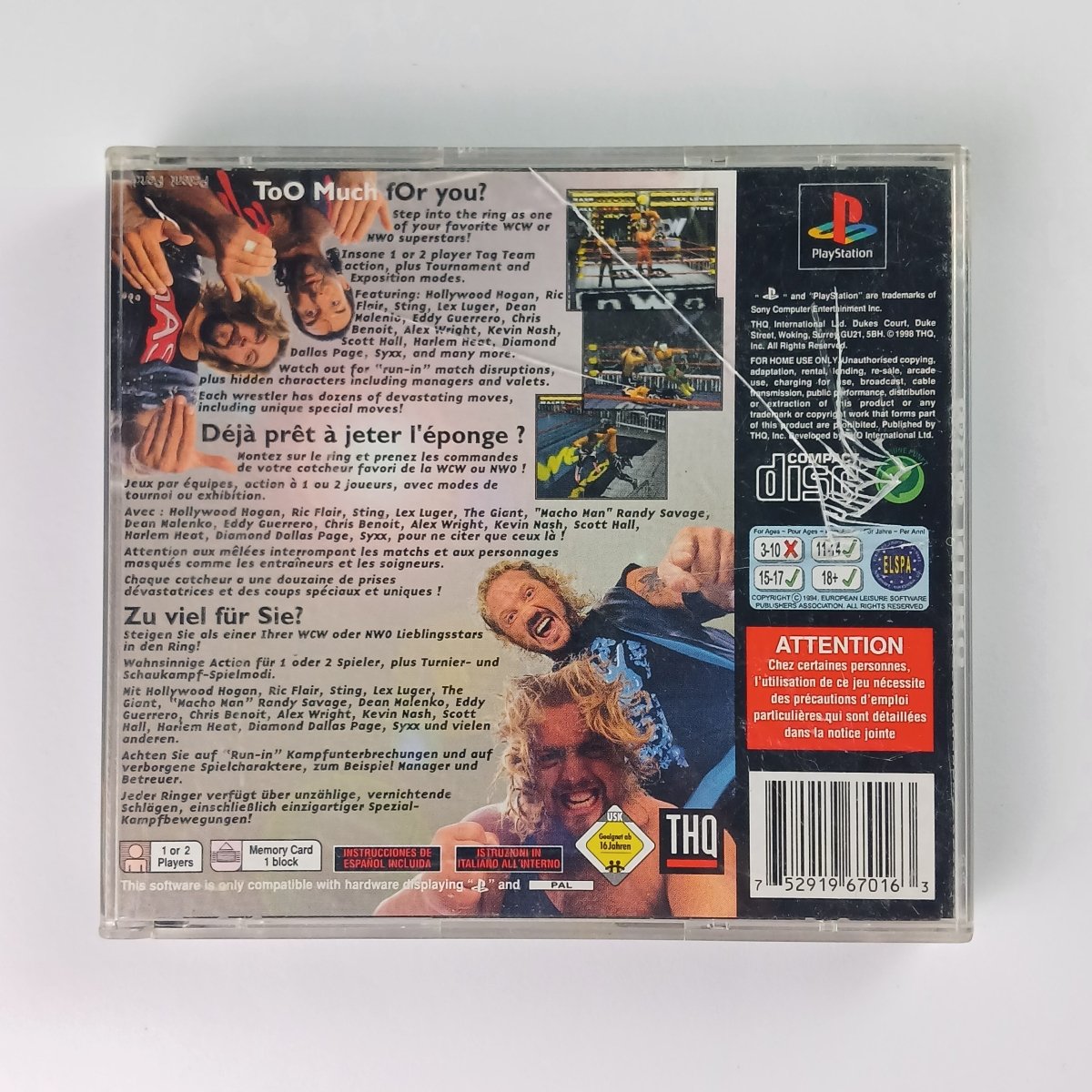 Cash for Games WCW Nitro (PS1) PS1 PS2 PS3 PS4 NZ AU