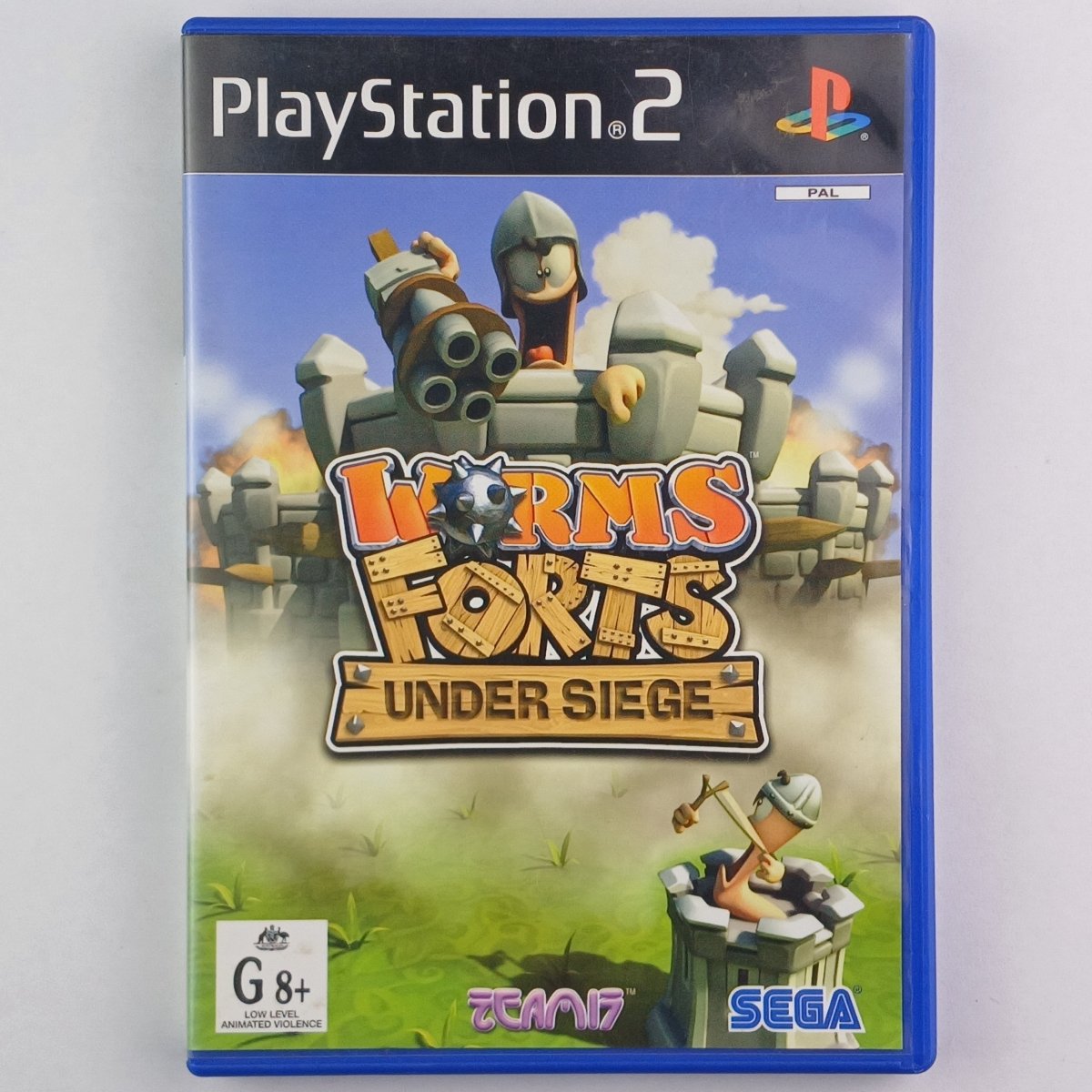 Cash for Games Worms Forts: Under Siege (PS2) PS1 PS2 PS3 PS4 NZ AU