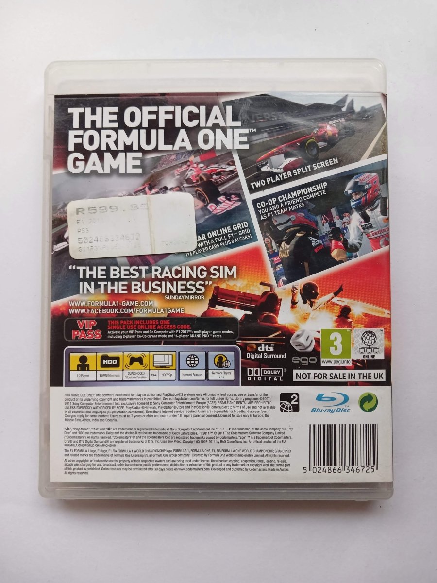 F1 2011 (PS3)