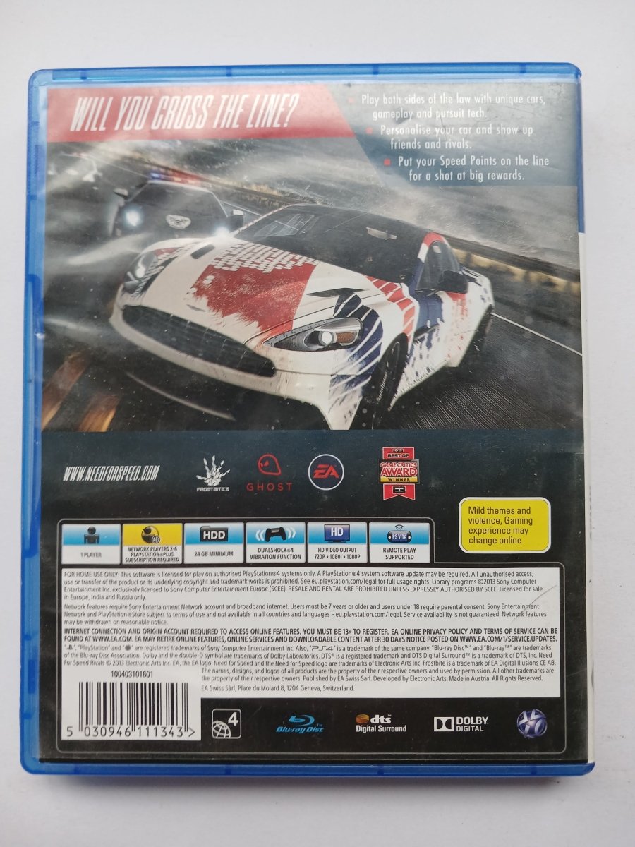 Need for Speed Rivals  (PS4)