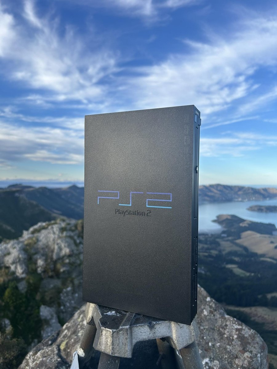 playstation 2 in the mountains