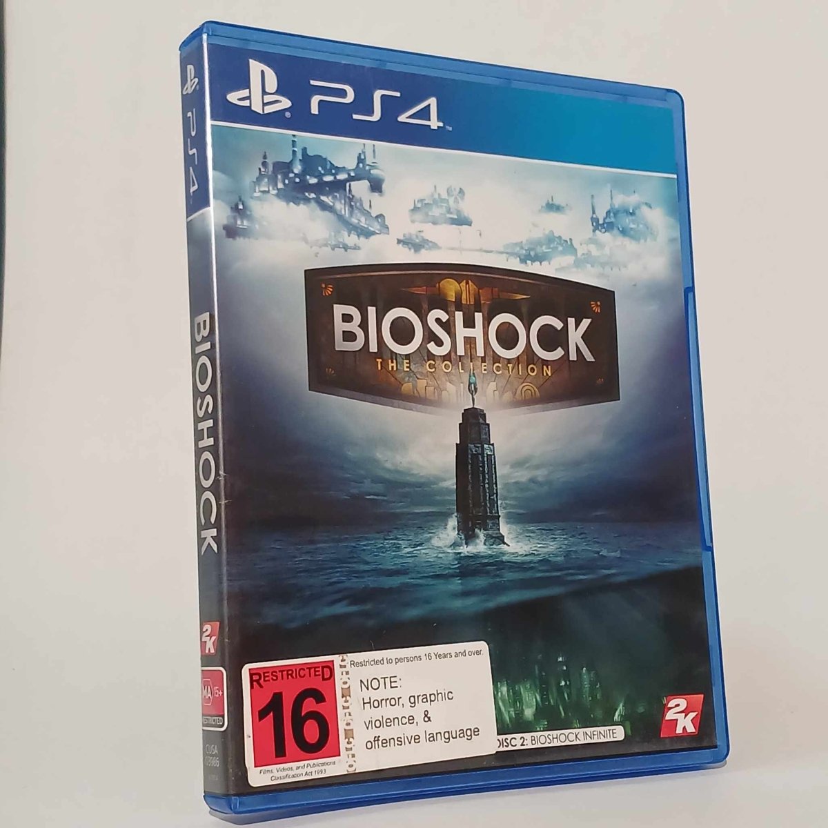 Bioshock The Collection on PS4. Remastered Bioshock series, immersive storytelling. NZ AU