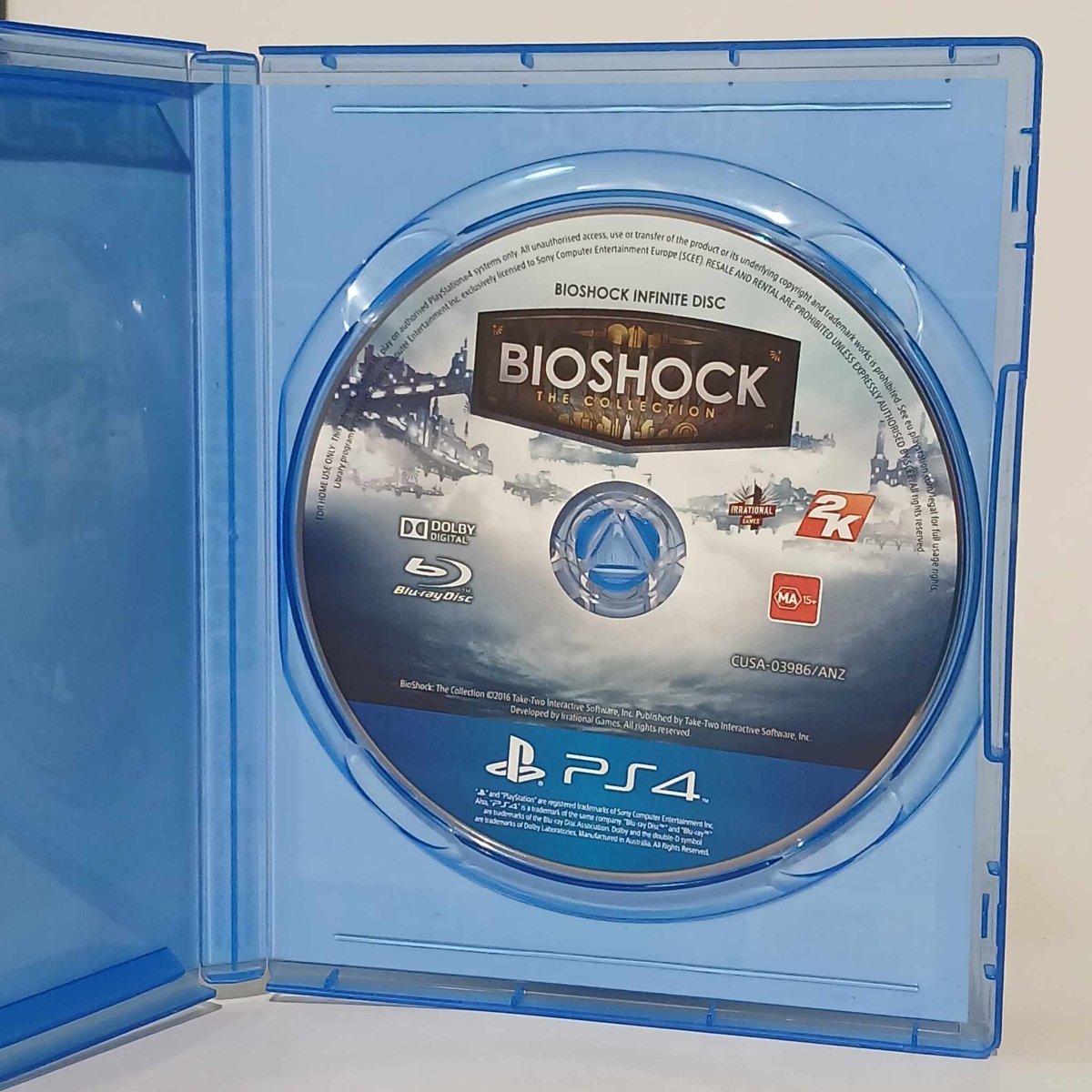 a blu - ray case with a blu - ray disc in it