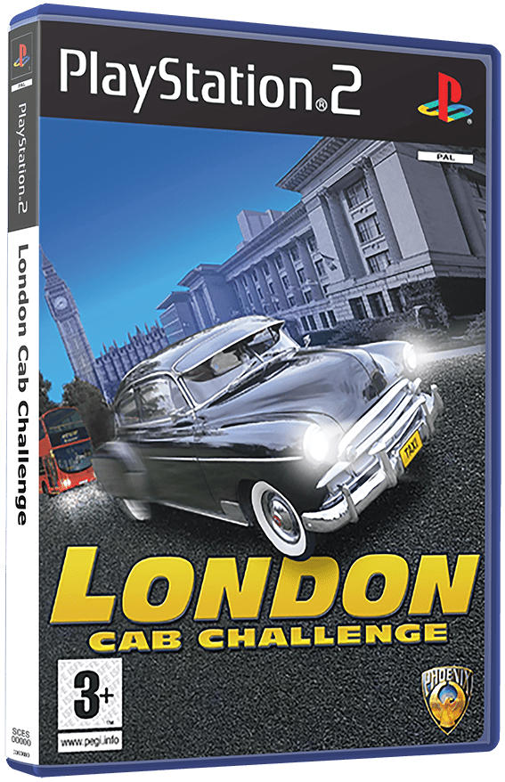 a video game cover for london cab challenge