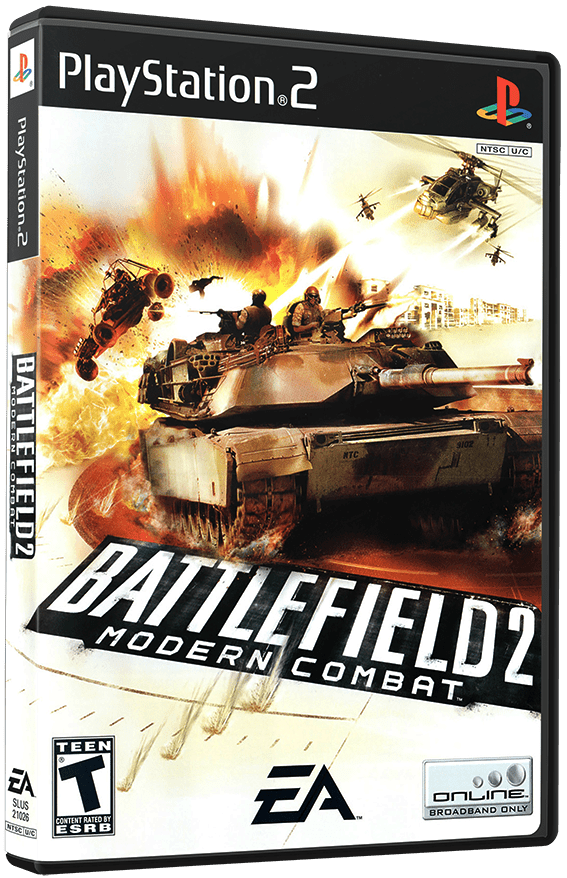 a video game cover of a battle field modern combat