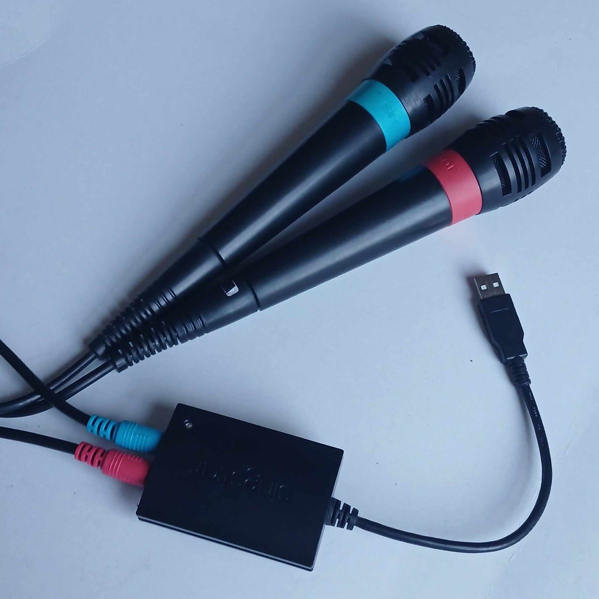 Pair Of Singstar Wired Microphones (ps2/ps3/ps4 SINGSTAR