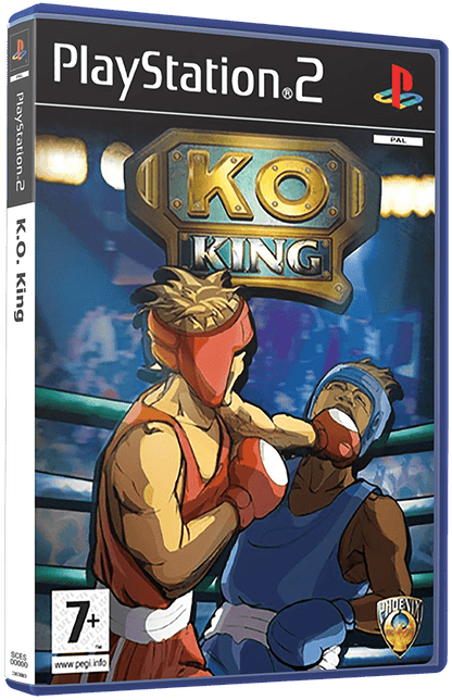 a video game with two boxers in the ring