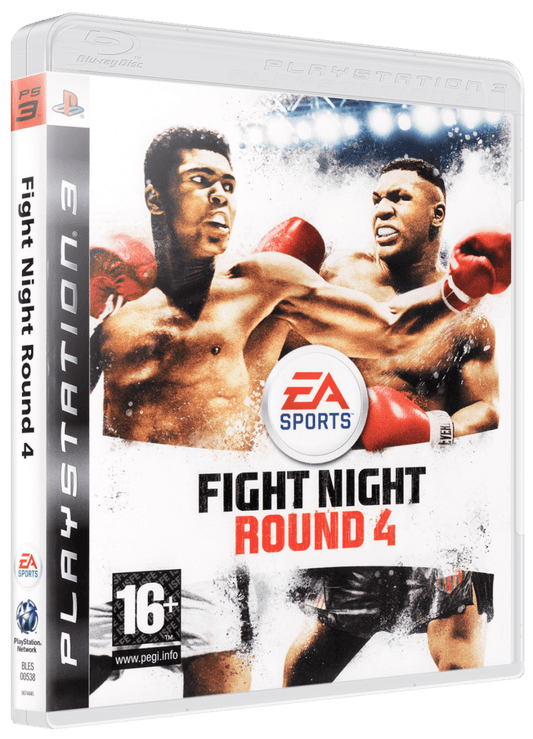 the cover of the game fight night round 4