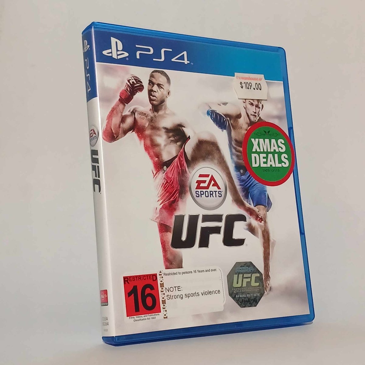 UFC game action on PS4. MMA fights, UFC fighters, octagon battles. NZ AU